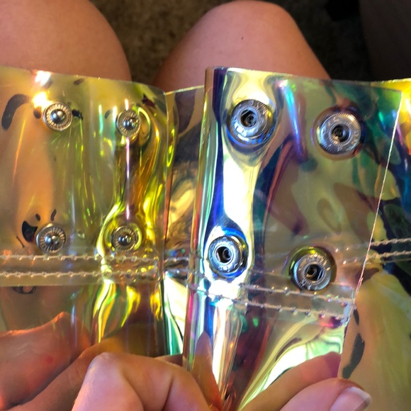 PVC Rave skirt vinyl festival leather harness edc - Picture 4 of 5